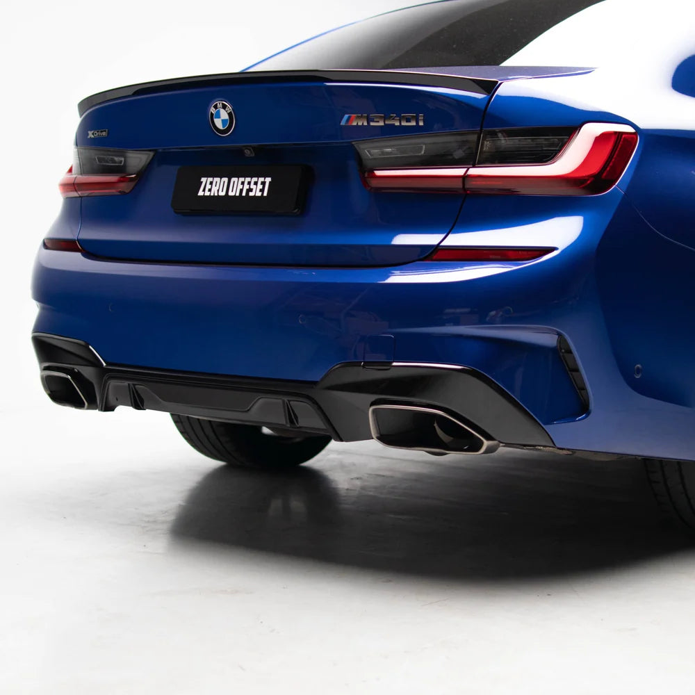 M Performance Style Rear Diffuser for 19-21 BMW 3 Series G20