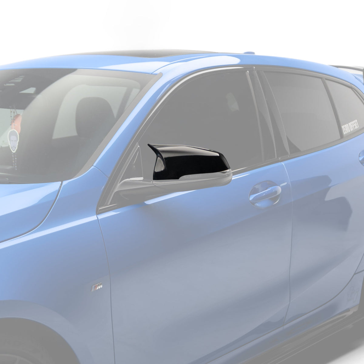 M Performance Style Gloss Black Mirror Caps for BMW 1/2 Series X1/X2/Z4 (F39)(F40)(F44)(F48)(G29) & Toyota Supra A90
