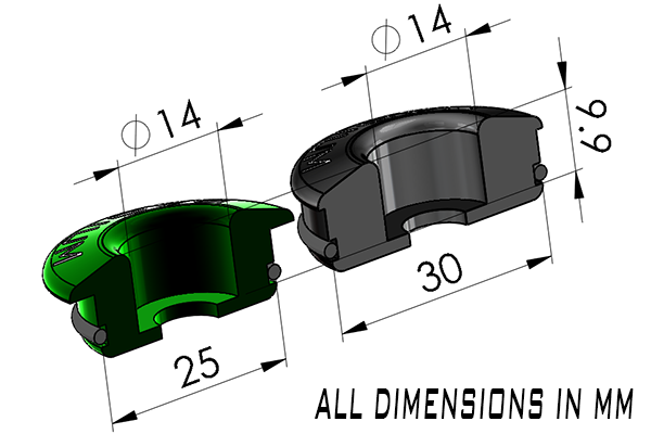 Radium Injector Seats, Nissan, 25mm / 30mm