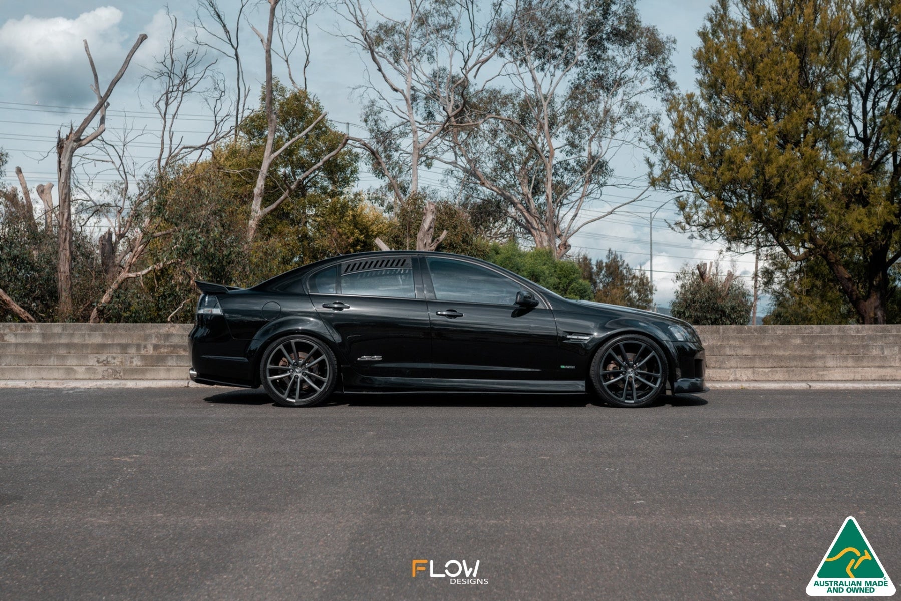 VE Commodore S1 Sedan Side Skirt Splitters (Pair) - iilumolab