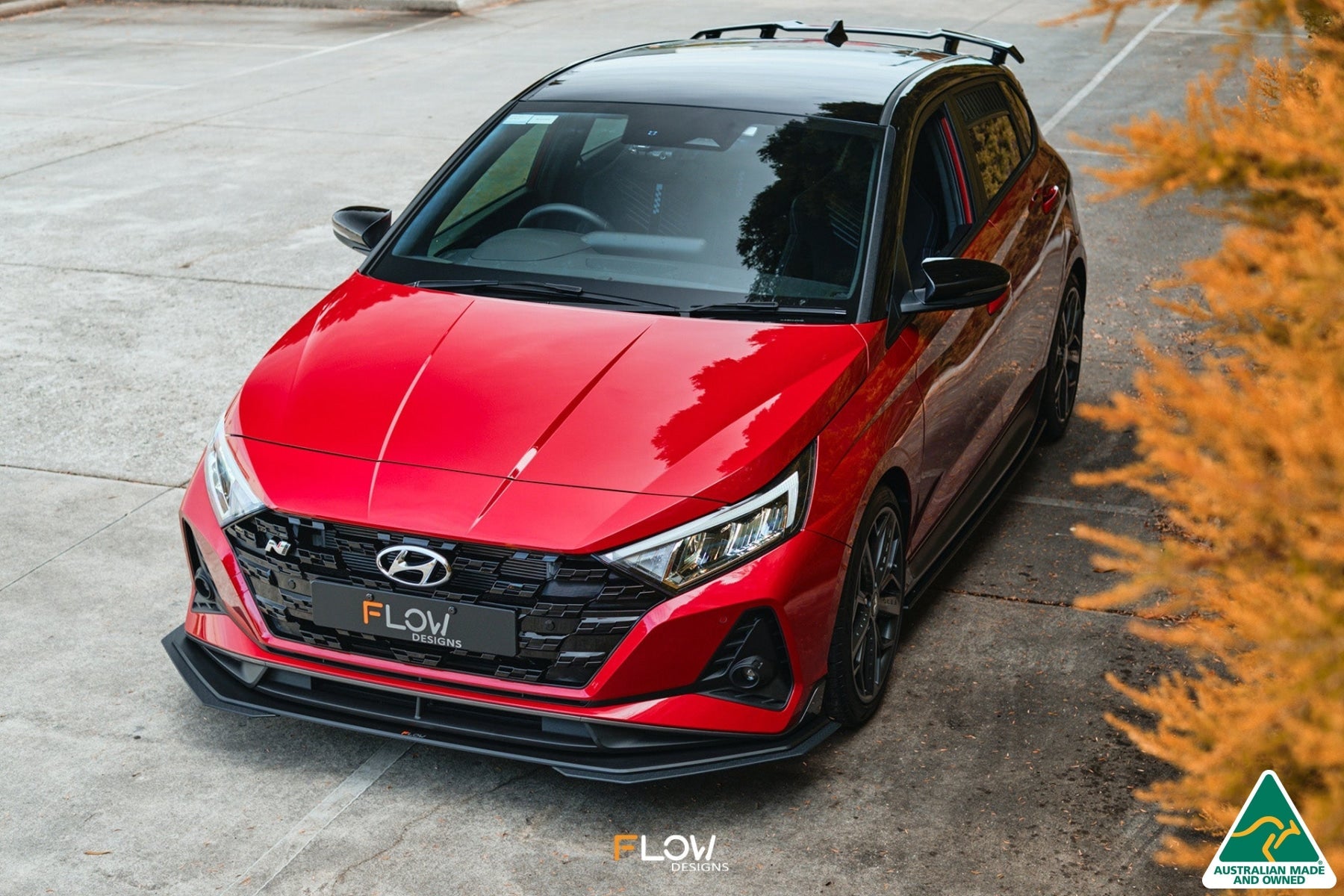Flow Designs i20 N BC3 Front Lip Splitter Extensions (Pair) - iilumolab