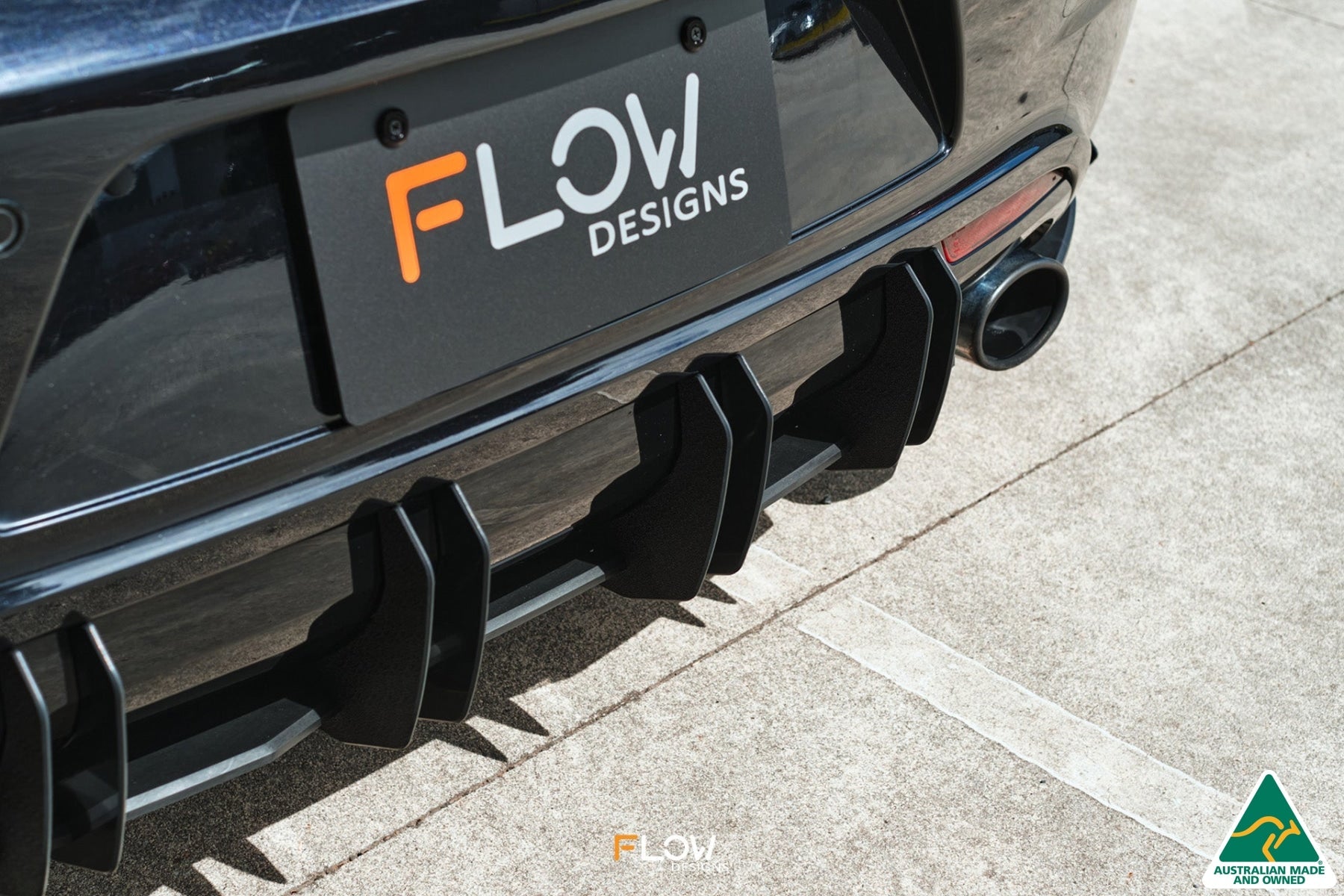 Flow Designs Scirocco R PFL V3 Flow-Lock Rear Diffuser - iilumolab