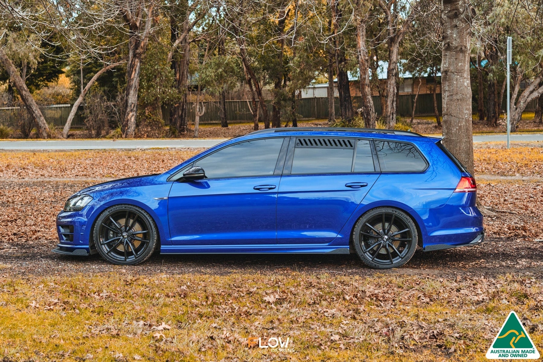 Flow Designs MK7 Golf R Wagon Side Skirt Splitter Winglets (Pair)