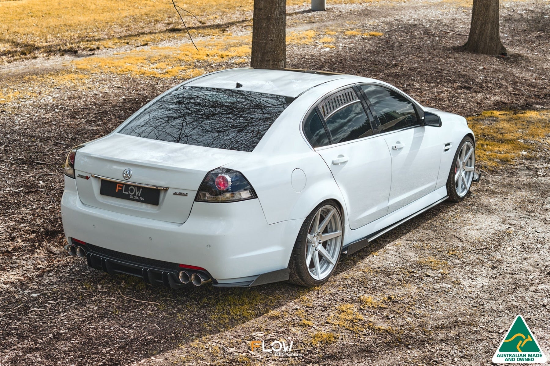 Flow Designs VE Commodore S2 Sedan Flow-Lock Rear Diffuser - iilumolab