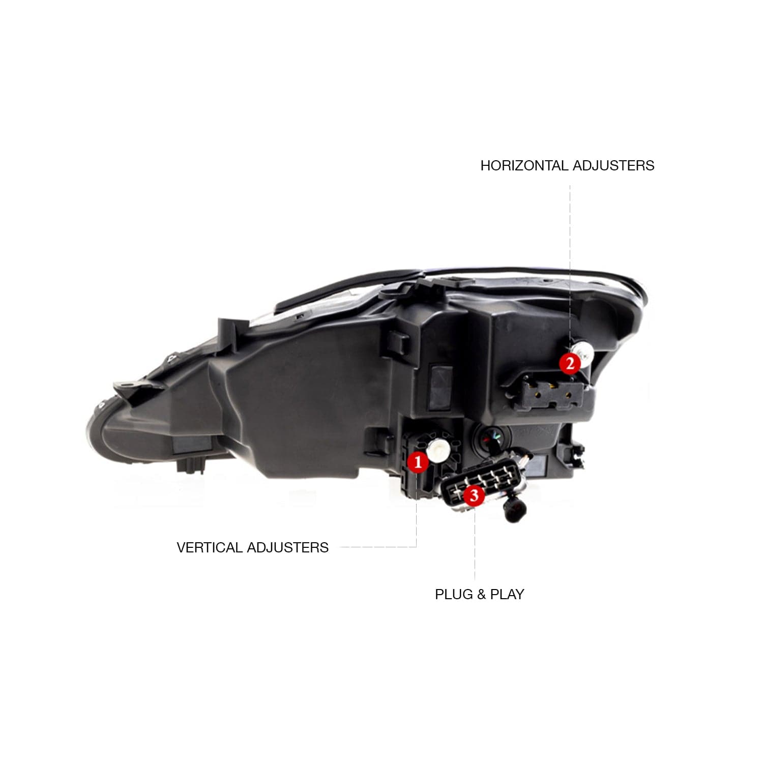2006-2013 LEXUS IS250 IS350 ISF RGB LED HEADLIGHTS - iilumo