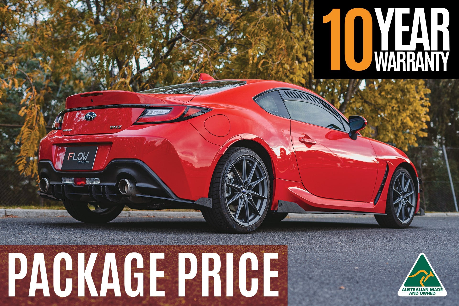 ZD8 BRZ Full Lip Splitter Set (TEXTURED BLACK) - iilumolab