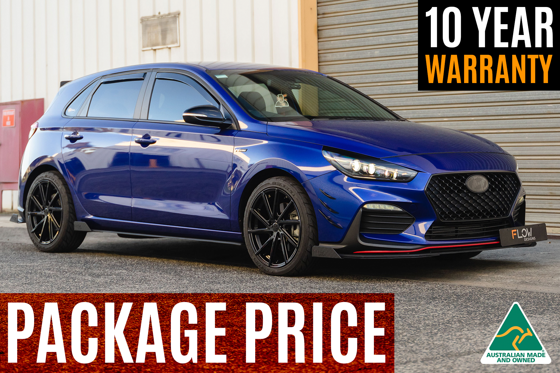 i30 N Line Hatch PD (2018-2023) Full Splitter Lip Set