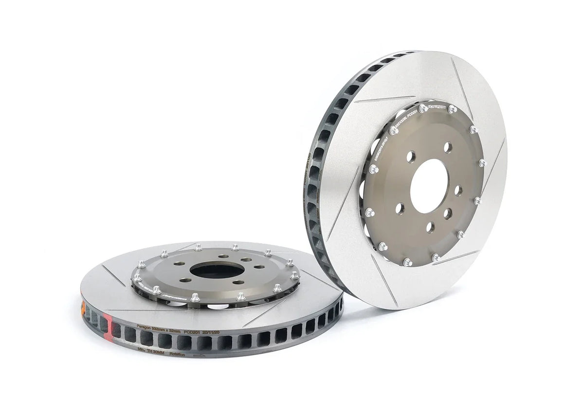 Paragon 2-Piece Rotors Front Pair 332mm x 32mm (13.07" x 1.26") for Lotus Exige V6 (S-Bobbin Race Version)