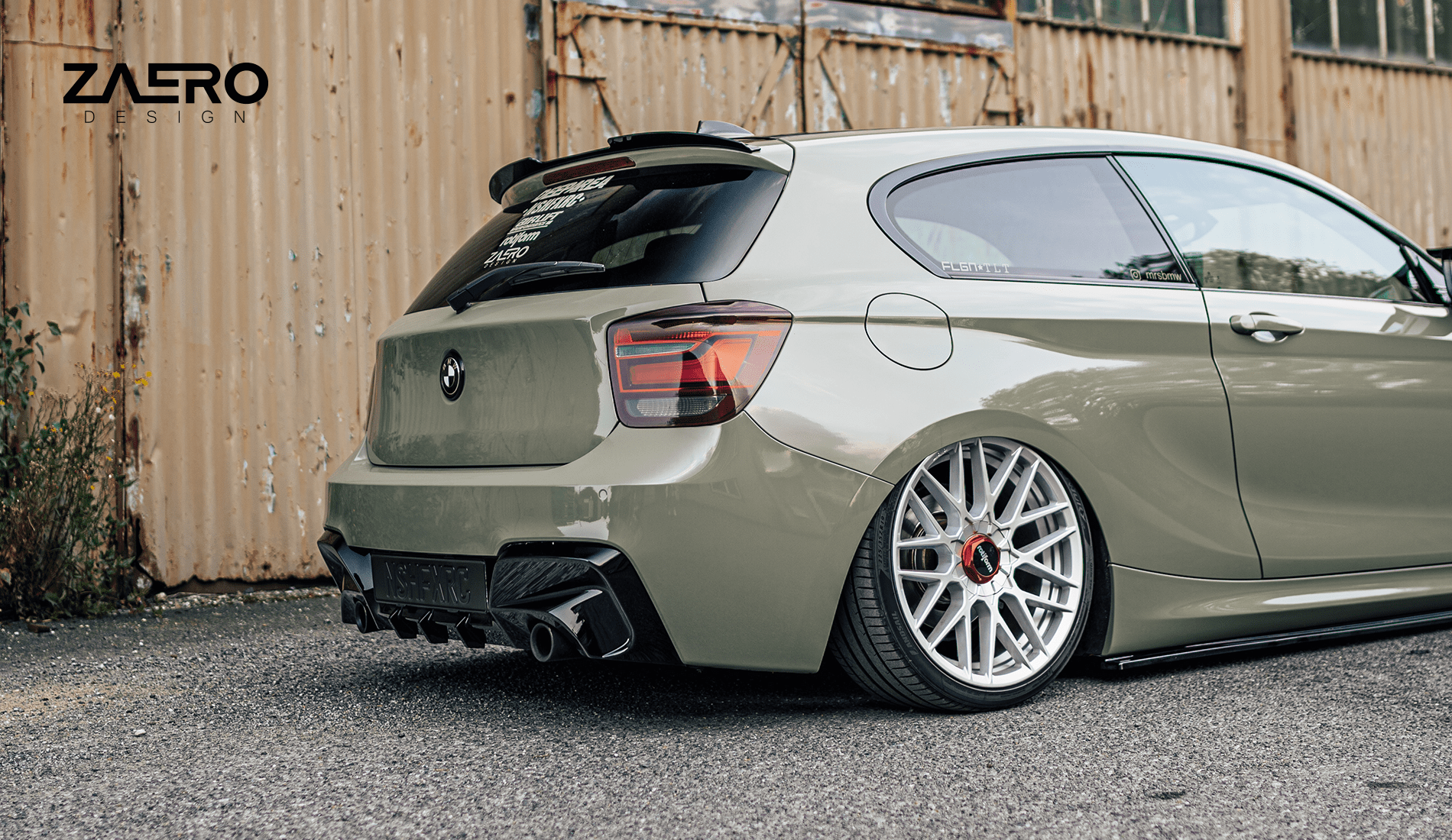 Zaero Designs EVO-1 Rear Diffuser for BMW 1 Series F20 (Pre LCI) 2012-2015 - iilumolab