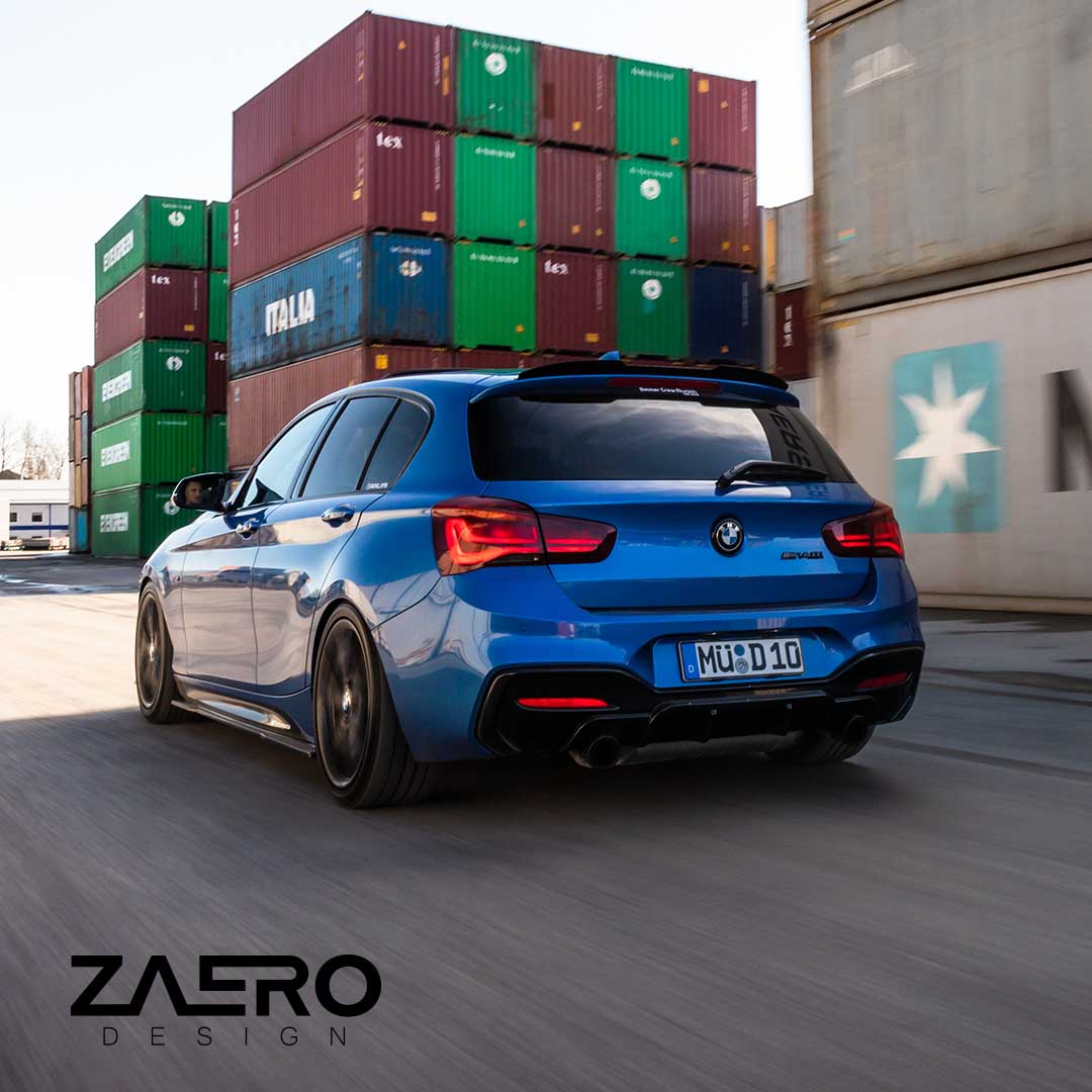 Zaero Designs EVO-1 Diffuser for BMW 1 Series F20 (LCI)[Dual Exit] 2016-2019 - iilumolab