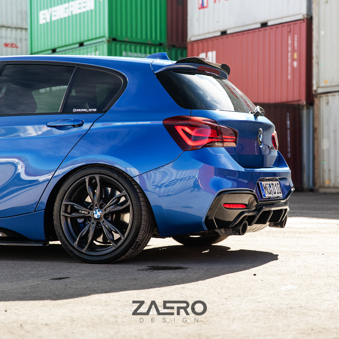 Zaero Designs EVO-1 Diffuser for BMW 1 Series F20 (LCI)[Dual Exit] 2016-2019 - iilumolab