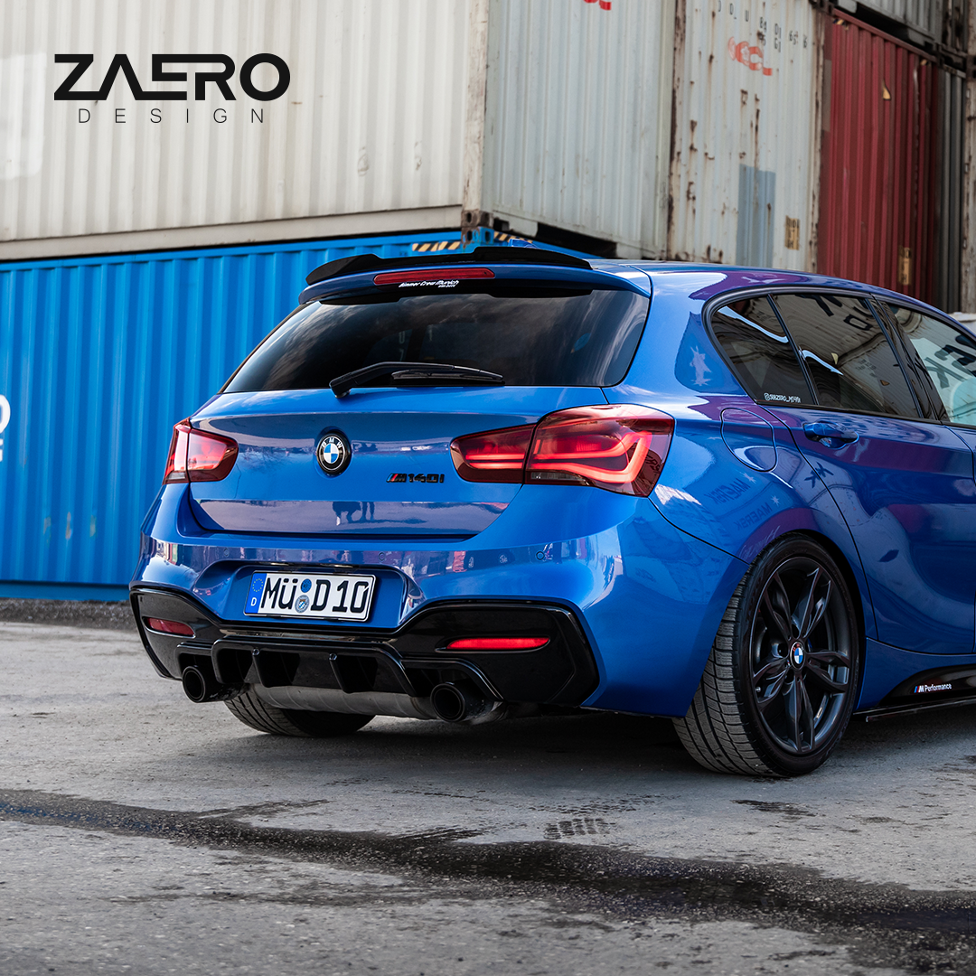 Zaero Designs EVO-1 Diffuser for BMW 1 Series F20 (LCI)[Dual Exit] 2016-2019 - iilumolab