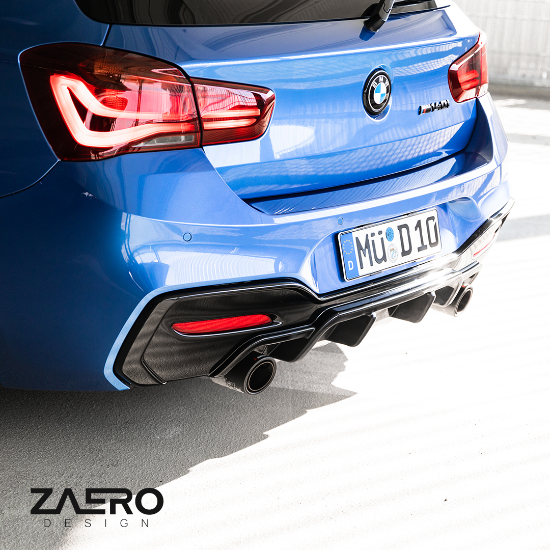 Zaero Designs EVO-1 Diffuser for BMW 1 Series F20 (LCI)[Dual Exit] 2016-2019 - iilumolab