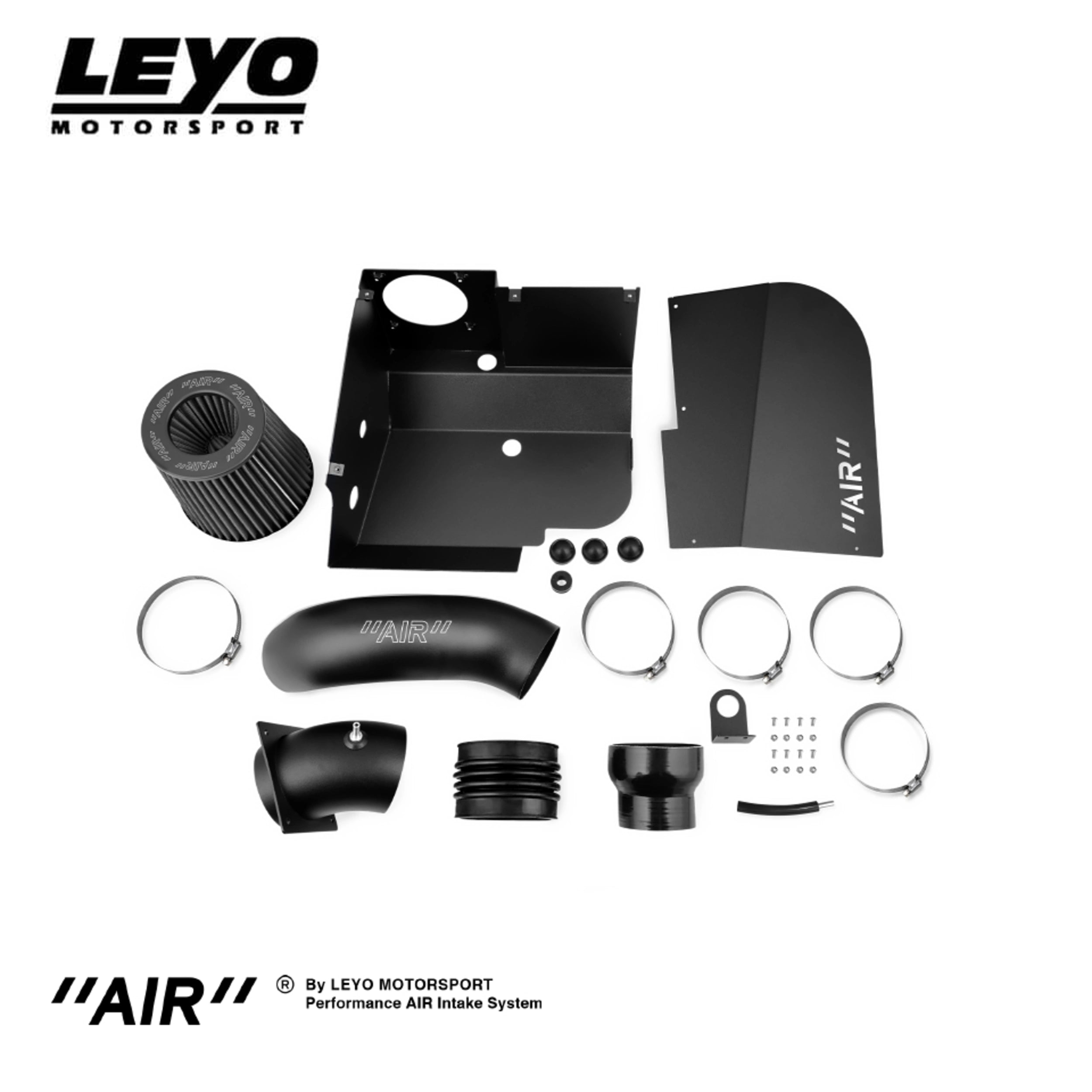 LEYO AIR Cold Air Intake System V2 for Audi A3, S3 8V/TT 8S/VW Golf GTI, R Mk7-7.5 (1.8T/2.0T)