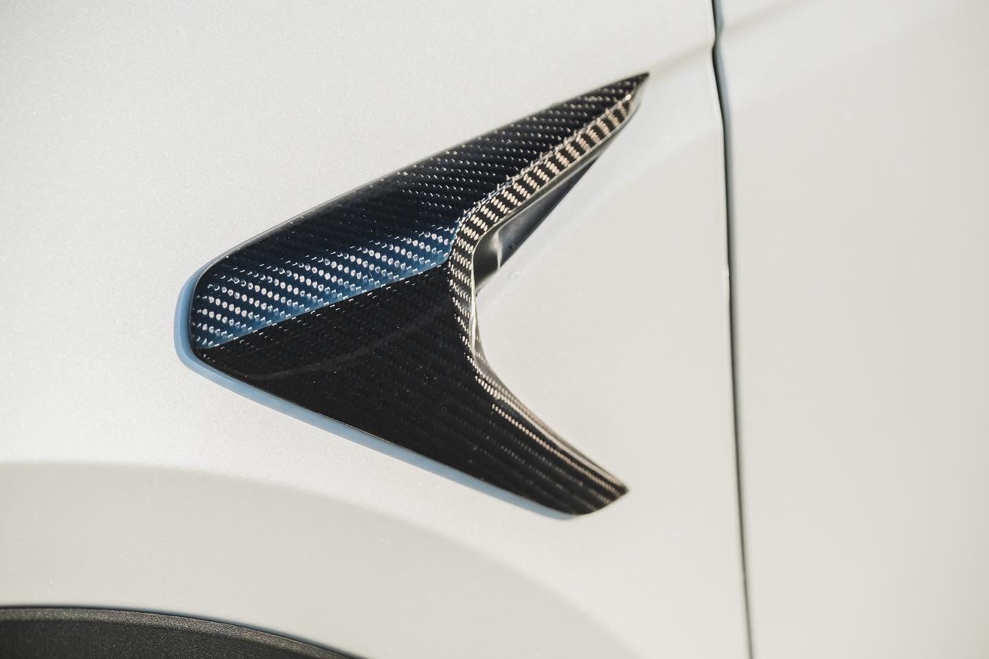 Tesla Model Y Prepreg Carbon Fiber Camera Covers 2022+