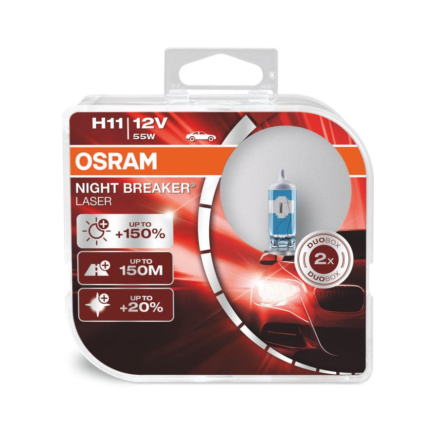 OSRAM NIGHT BREAKER LASER +150% HALOGEN : H11