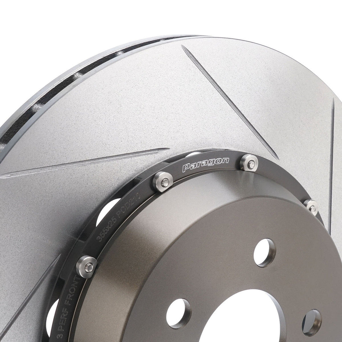 Paragon 2-Piece Rotors Front Pair 355mm x 28mm for Tesla Model 3 AWD Performance / Model Y
