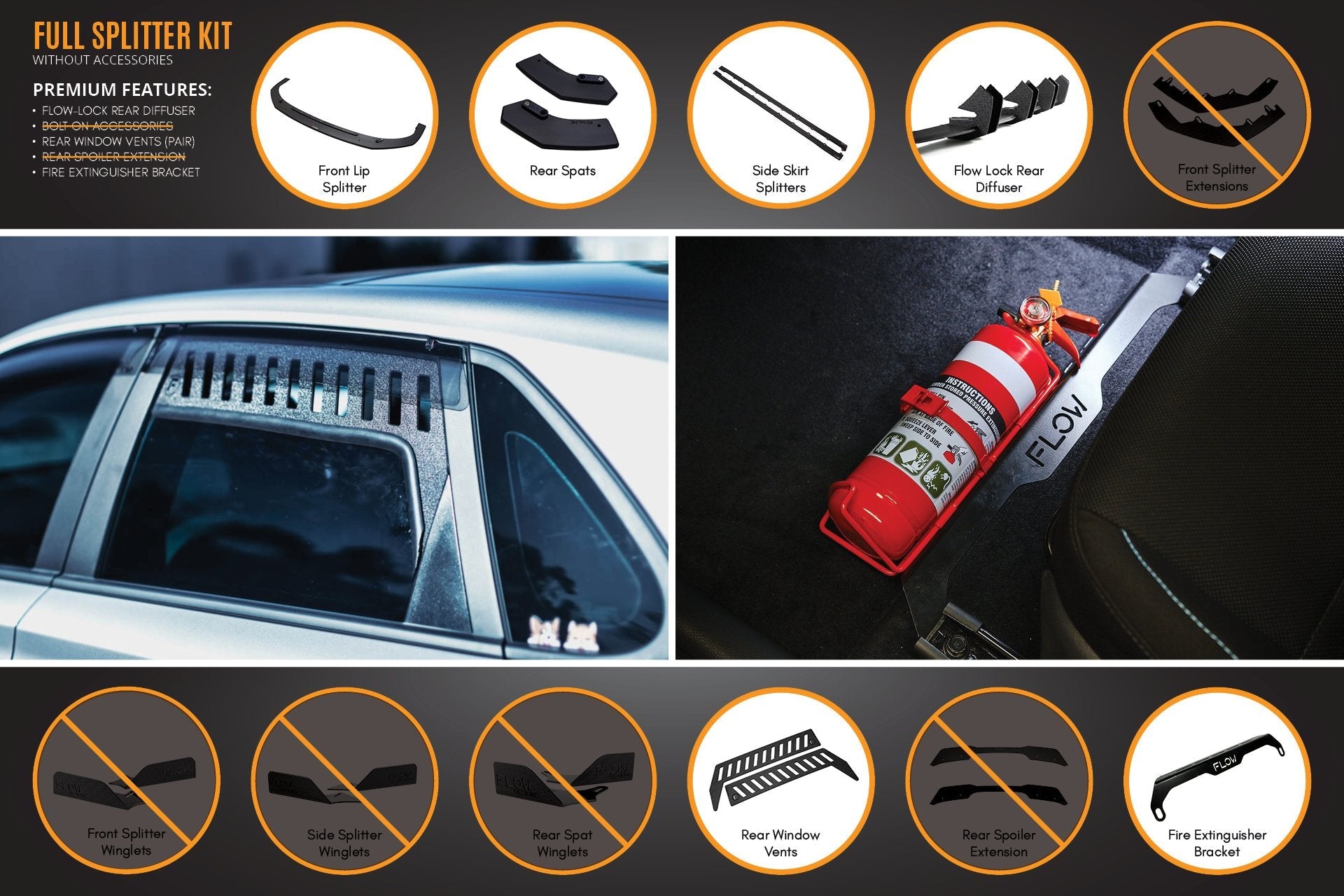 i30 N Line Hatch PD (2018-2023) Full Splitter Lip Set