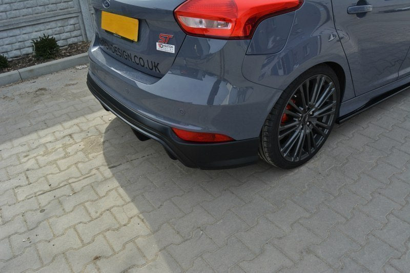 Maxton Design Front Ford Focus Mk 3 ST Rear Diffuser (Facelift)
