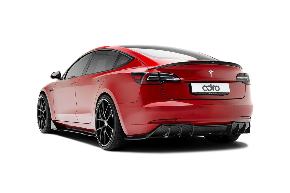 Tesla Model 3 Dry Carbon Fiber Spoiler V1 2019+