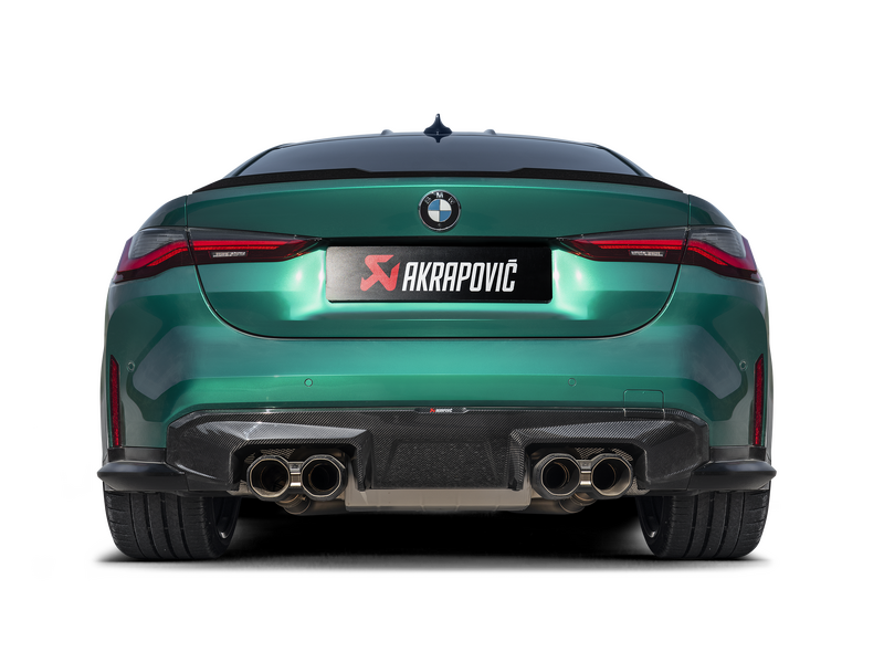 Akrapovic BMW G80 M3 / G82 M4 (Including CSL) Slip-On Line Exhaust with Octagonal Design Carbon Tail