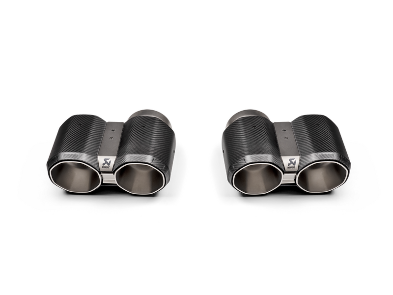 Akrapovic BMW G80 M3 / G82 M4 (Including CSL) Slip-On Line Exhaust with Octagonal Design Carbon Tail