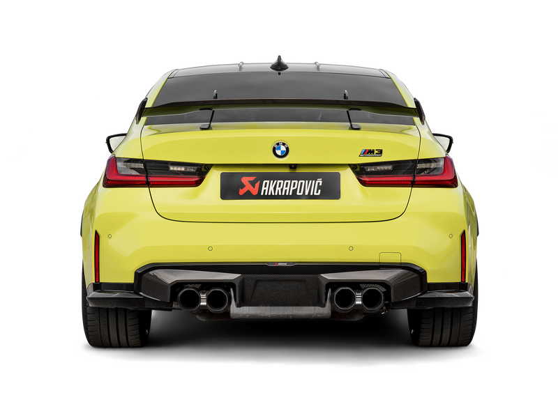 Akrapovic BMW G80 M3 / G82 M4 (Including CSL) Slip-On Line Exhaust with Octagonal Design Carbon Tail