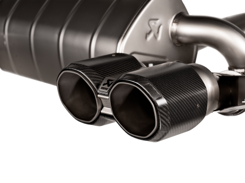 Akrapovic BMW G80 M3 / G82 M4 (Including CSL) Slip-On Line Exhaust with Octagonal Design Carbon Tail