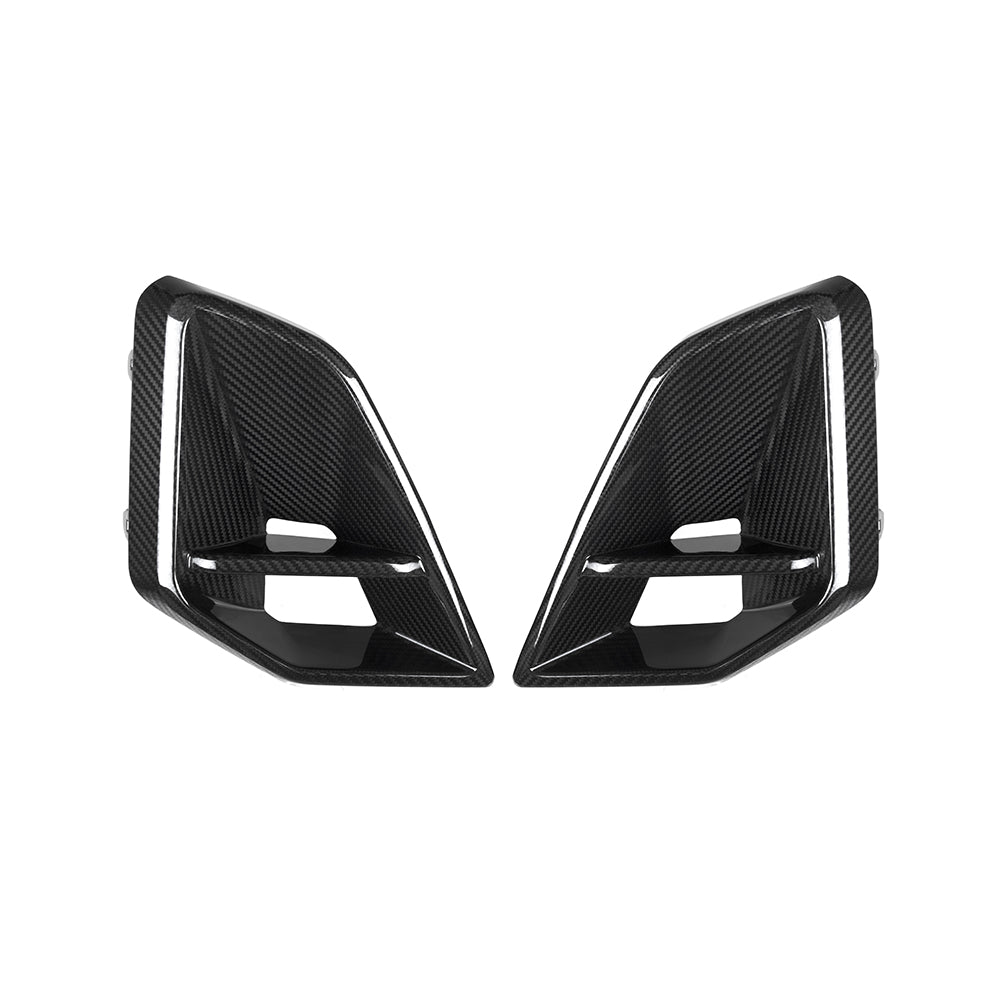Sooqoo Pre Pregged Dry Carbon Fiber Front Air Vent for BMW X5 G05 LCI