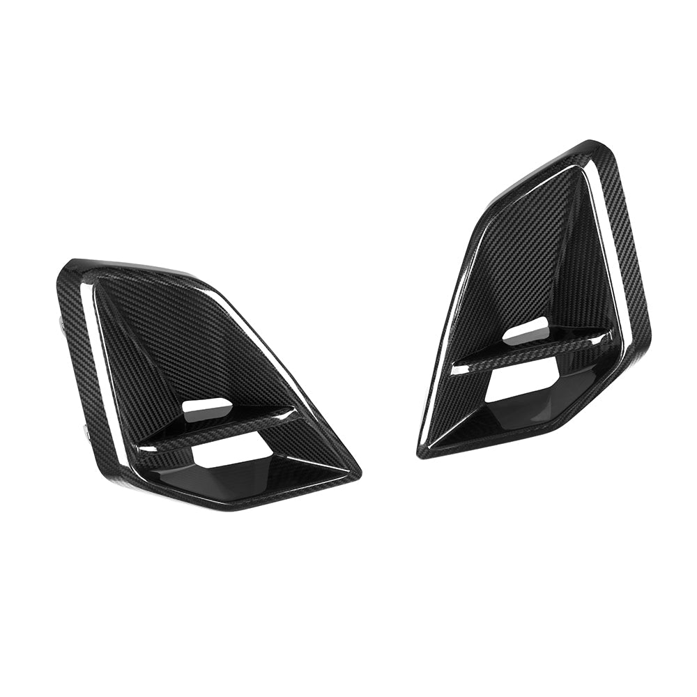 Sooqoo Pre Pregged Dry Carbon Fiber Front Air Vent for BMW X5 G05 LCI