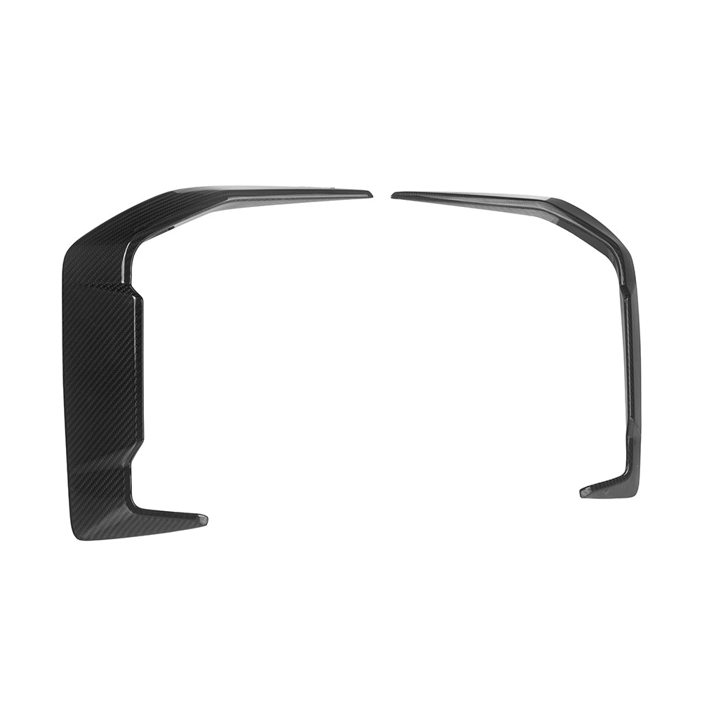 Sooqoo Pre Pregged Dry Carbon Fiber Front Side Vent Trim for BMW 5 Series G60