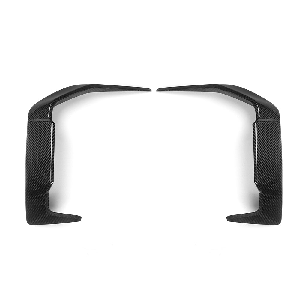 Sooqoo Pre Pregged Dry Carbon Fiber Front Side Vent Trim for BMW 5 Series G60