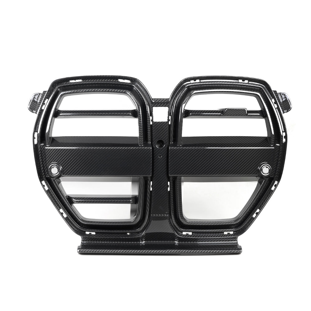 Sooqoo V-Style Pre Pregged Dry Carbon Fiber Grill for BMW M3 G80 / M4 G82 with ACC Sensor