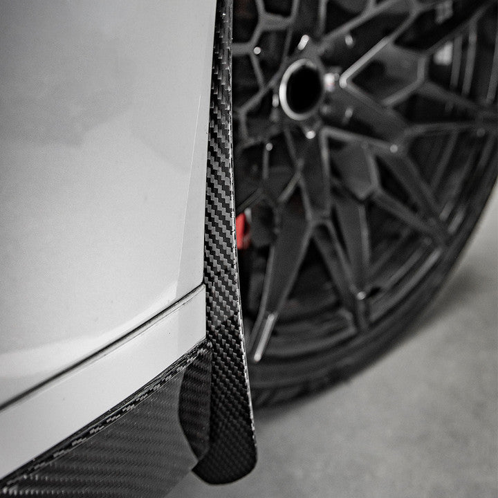 Sooqoo Pre Pregged Dry Carbon Fiber Front Mud Flaps for BMW M3 G80