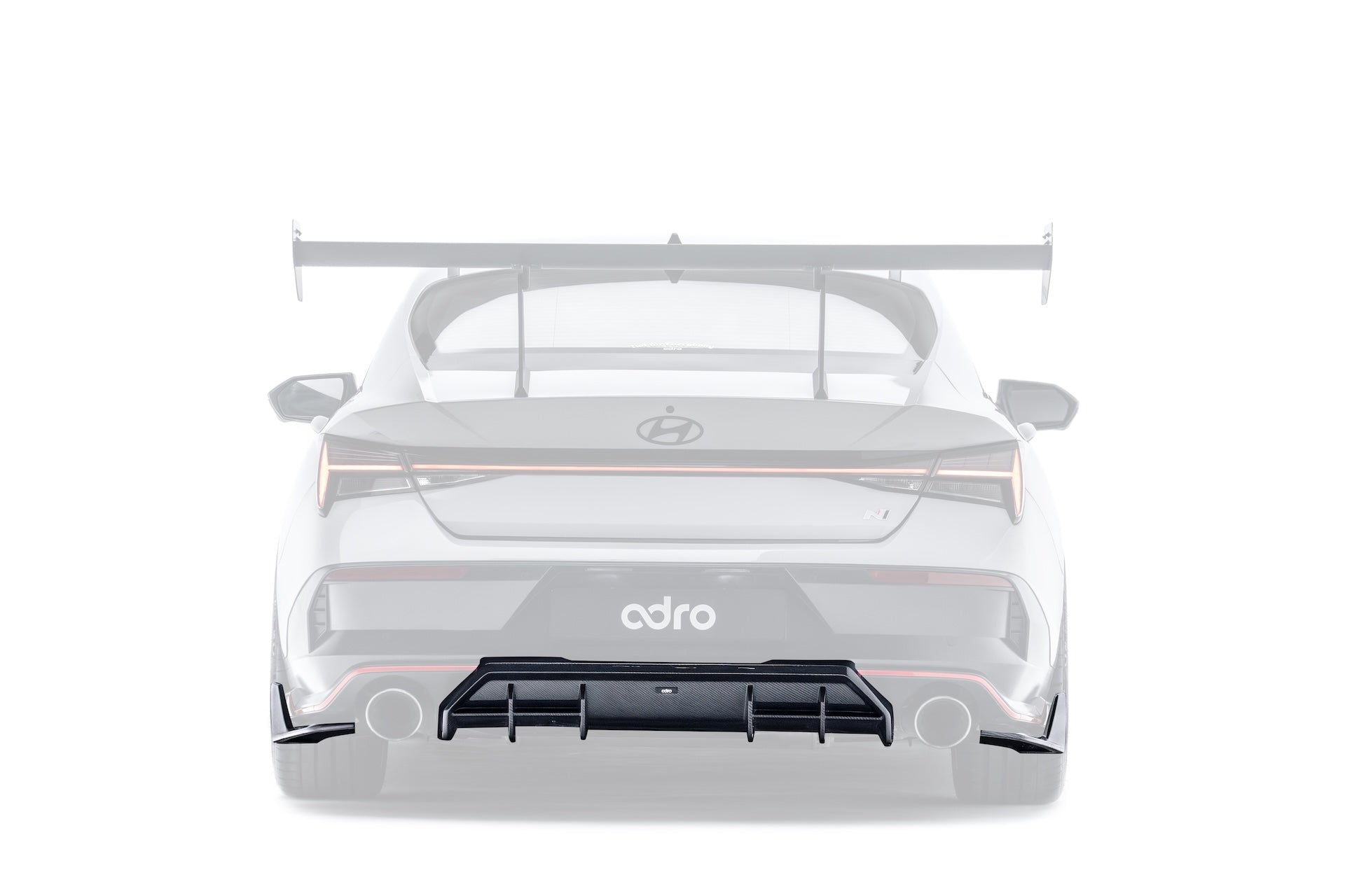 Final Edition Carbon Fiber Rear Diffuser for Hyundai i30N Sedan / Elantra N Facelift 2024+