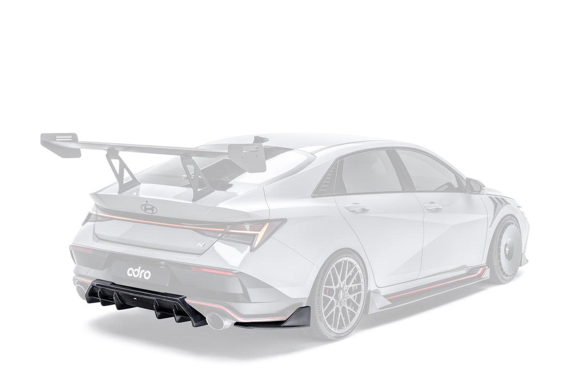 Final Edition Carbon Fiber Rear Diffuser for Hyundai i30N Sedan / Elantra N Facelift 2024+