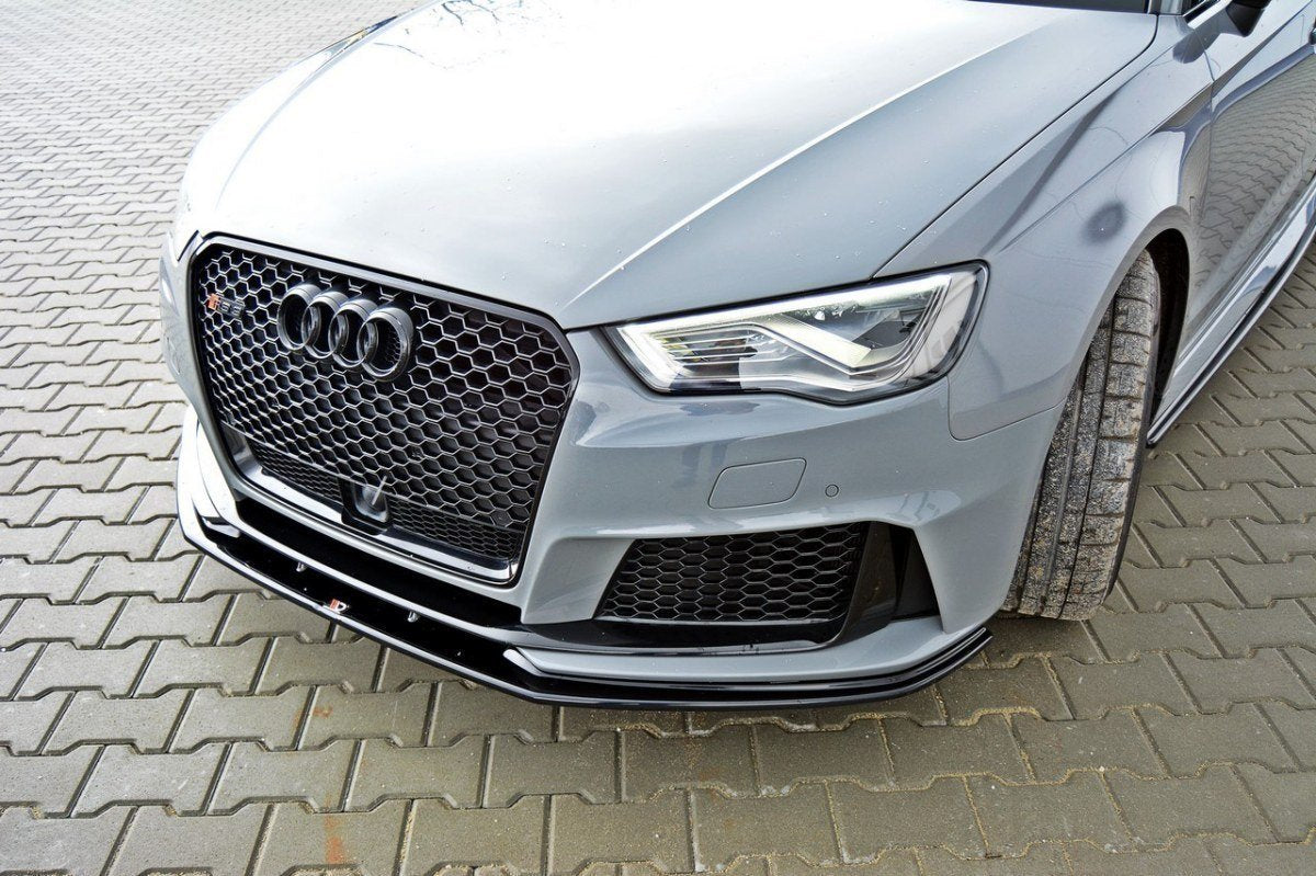 Maxton Design Audi RS3 8V Sportback Front Splitter Lip v2 + Side Skirts + Diffuser