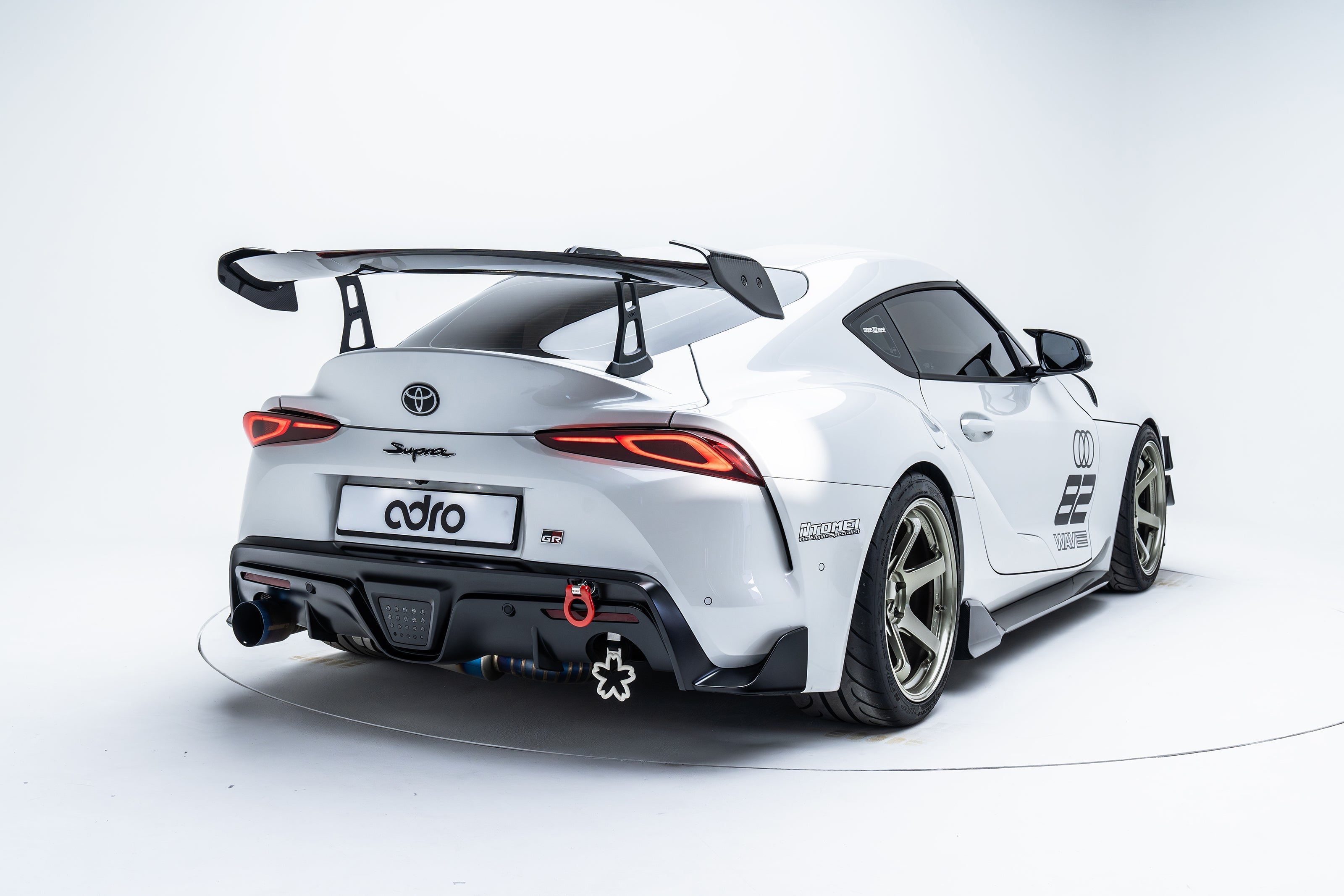 ADRO Toyota GR Supra AT-R2 V2 Carbon Fiber Taller Uprights Winglets 2019+