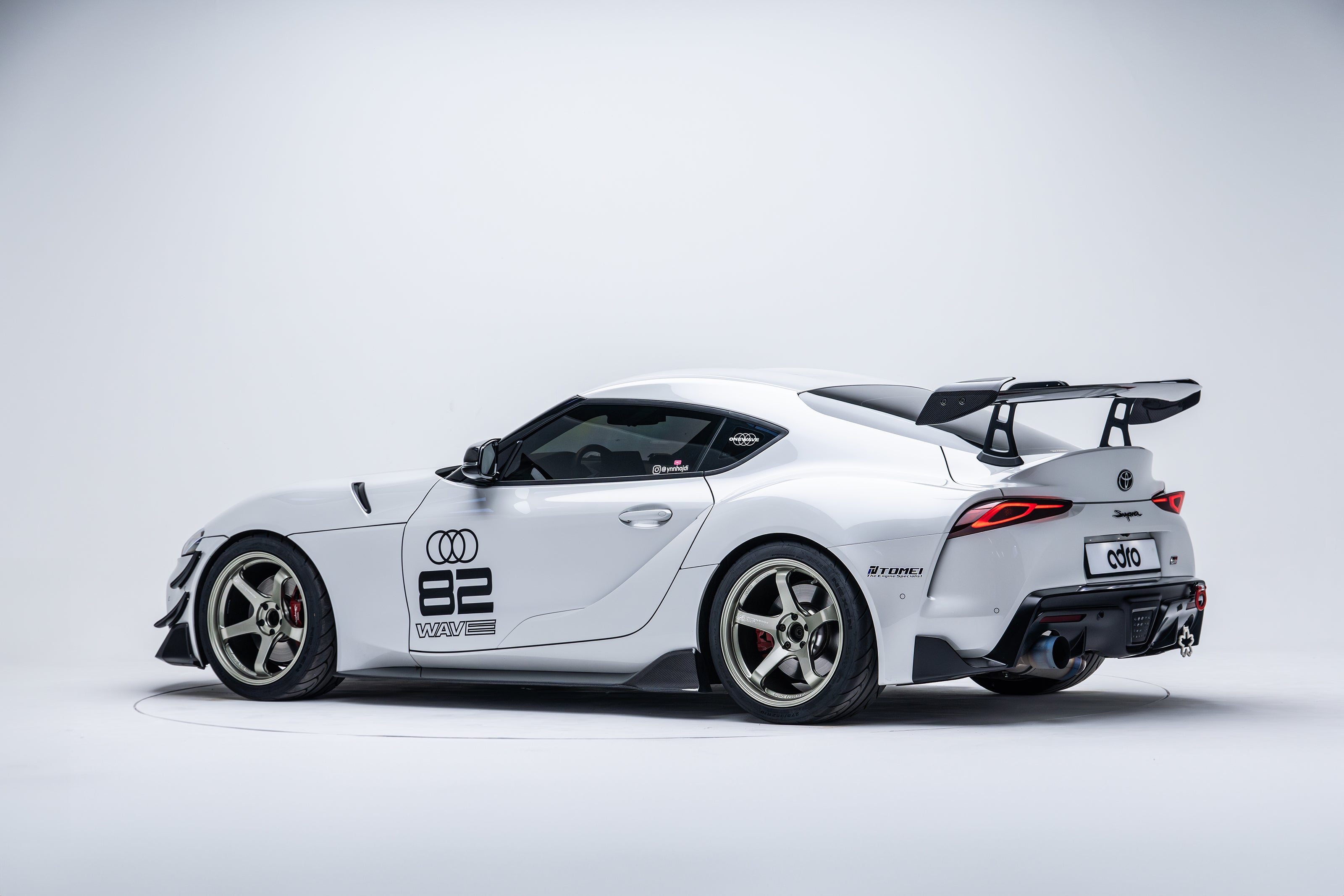 ADRO Toyota GR Supra AT-R2 V2 Carbon Fiber Taller Uprights Winglets 2019+