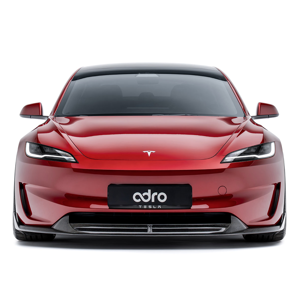 Carbon Fiber Front Lip for Tesla Model 3 Highland Performance 2024+