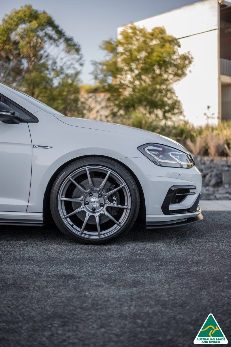 Flow Designs MK7.5 Golf R Front Lip Splitter - iilumolab