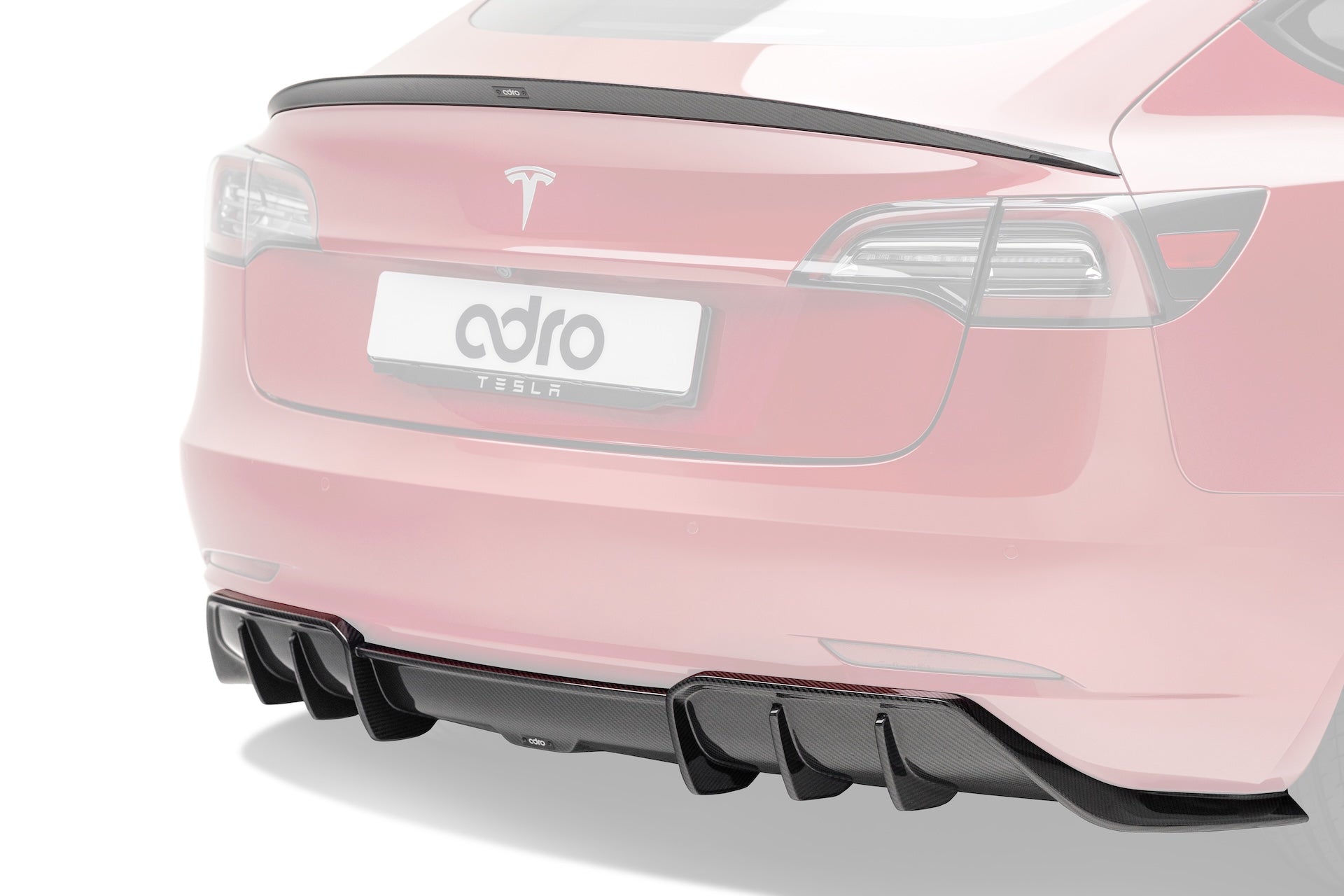 Tesla Model 3 Carbon Fiber Full Body Kit V1 2019-2023