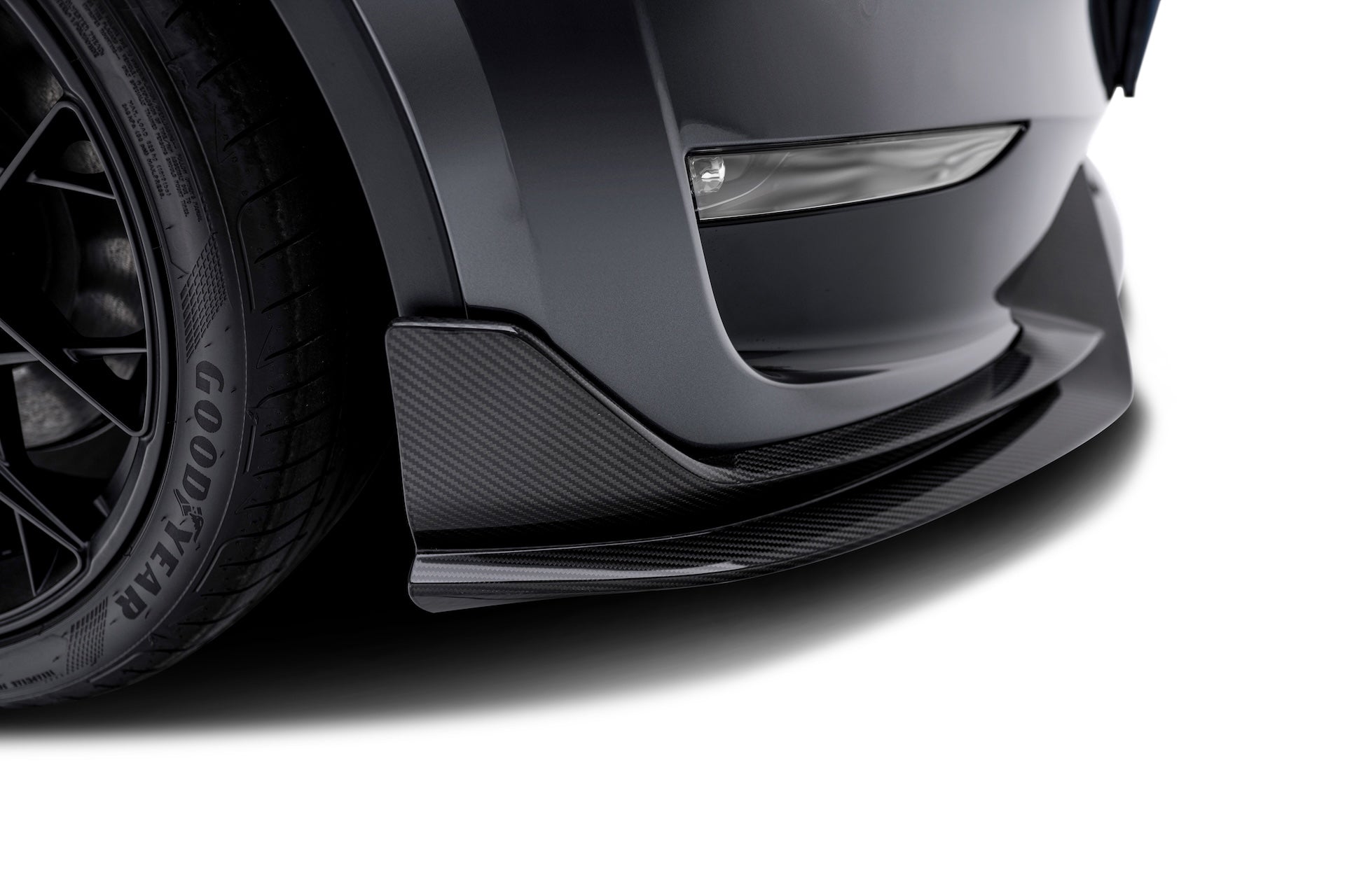 Tesla Model Y V1 Dry Carbon Fiber Front Lip 2022-2024