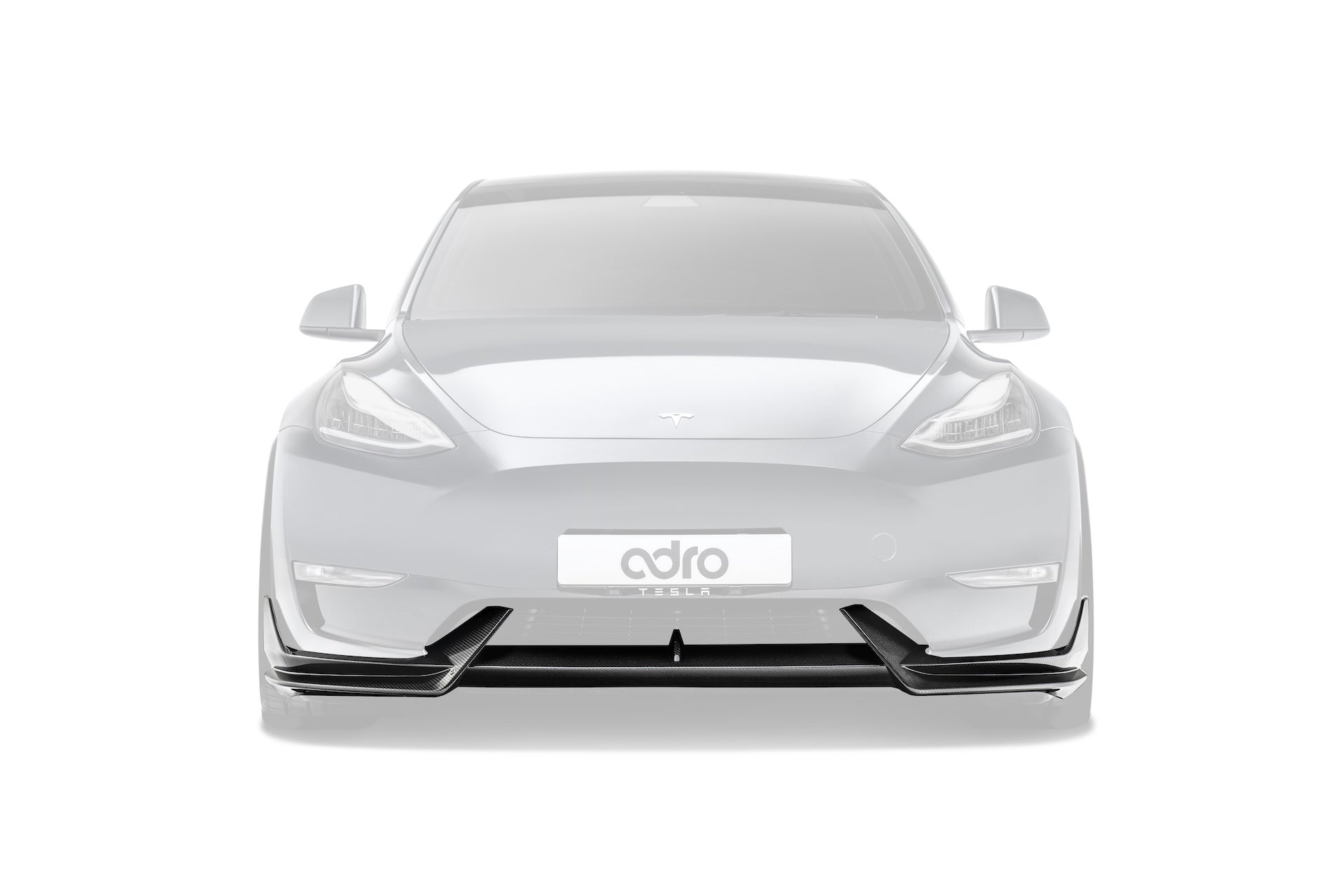 Tesla Model Y V1 Dry Carbon Fiber Front Lip 2022-2024