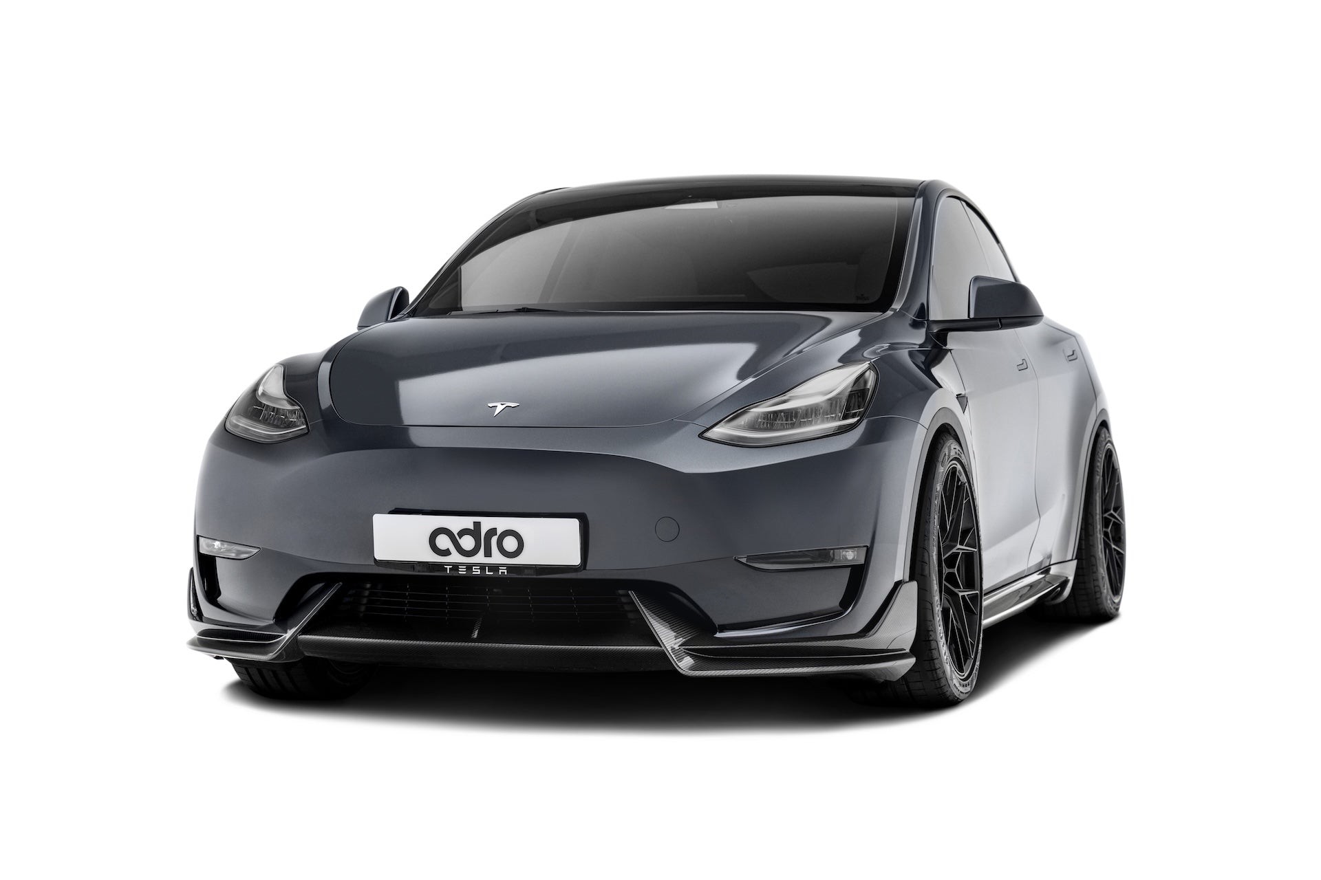 Tesla Model Y V1 Dry Carbon Fiber Front Lip 2022-2024