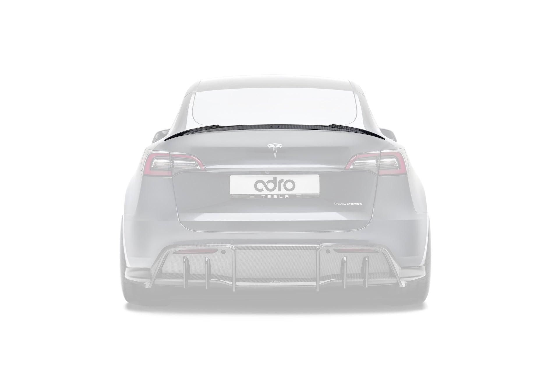 Tesla Model Y V1 Dry Carbon Fiber Spoiler 2022-2024