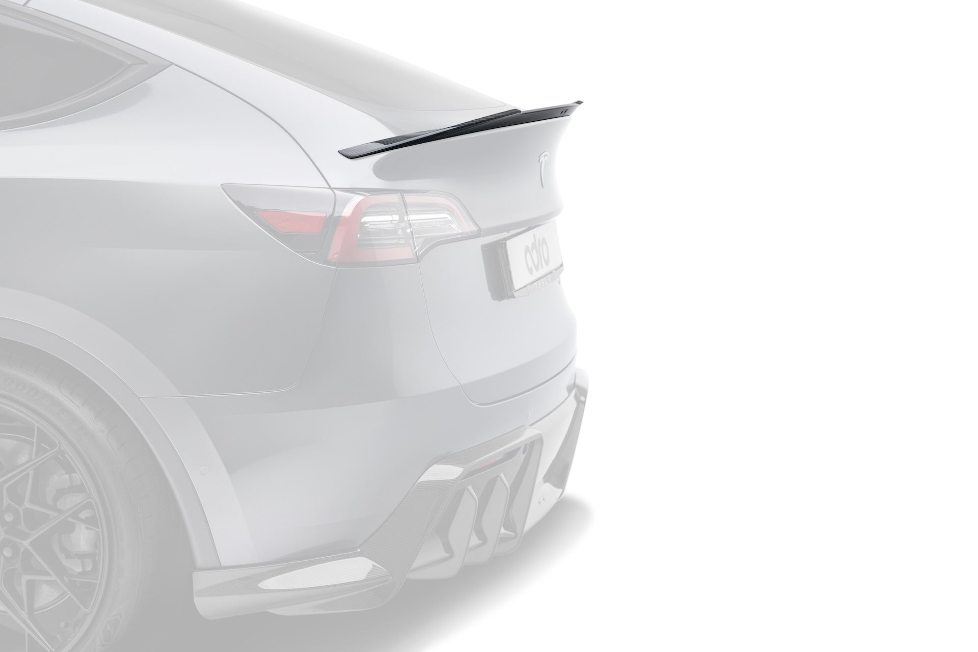Tesla Model Y V1 Dry Carbon Fiber Spoiler 2022-2024