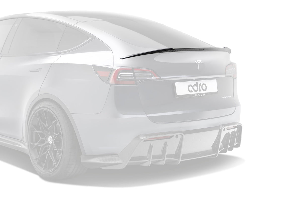 Tesla Model Y V1 Dry Carbon Fiber Spoiler 2022-2024