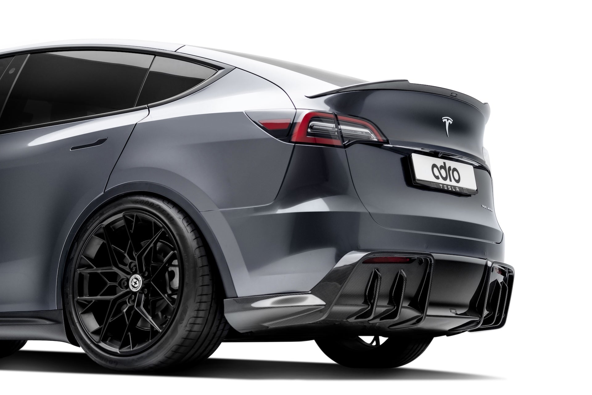 Tesla Model Y V1 Dry Carbon Fiber Rear Diffuser 2022-2024