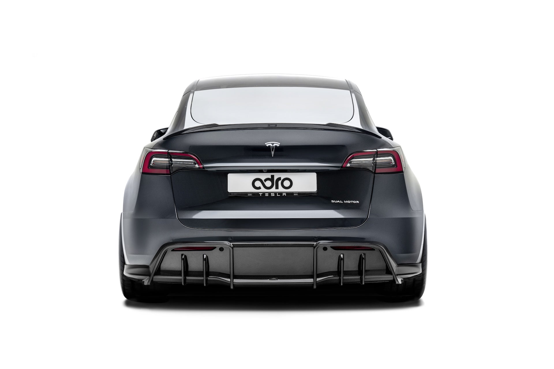 Tesla Model Y V1 Dry Carbon Fiber Rear Diffuser 2022-2024